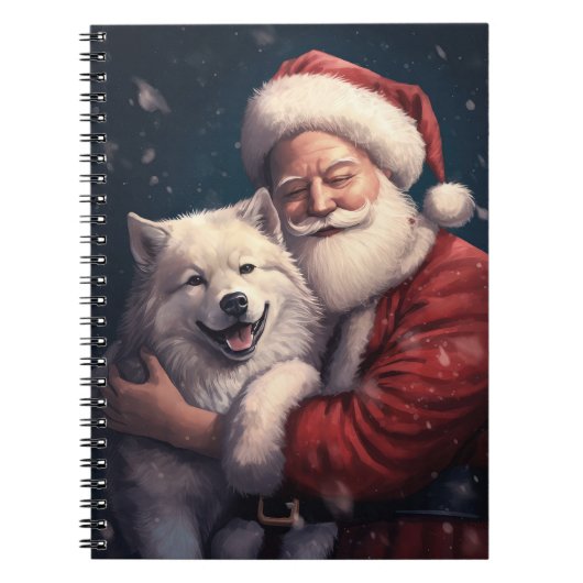 Carnet Akita avec Noël du Père Noël (Devant)