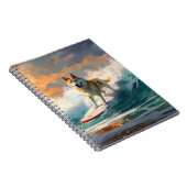Carnet Akita Beach Surf Peinture (Côté Droit)