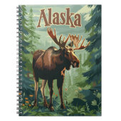 Carnet Alaska Moose (Devant)