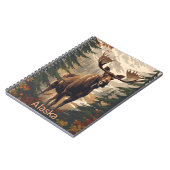 Carnet Alaska Moose Vintage (Côté gauche)