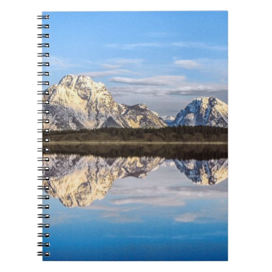 Carnet Alaska Mountains Reflection Photo (Devant)
