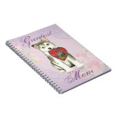 Carnet Alaskan Malemute Heart Maman (Côté Droit)