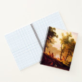 Carnet Albert Bierstadt peinture, Wolf River Kansas (Intérieur)