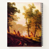 Carnet Albert Bierstadt peinture, Wolf River Kansas (Dos)