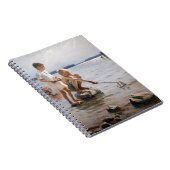 Carnet Albert Edelfelt - Garçons jouant sur le rivage (Côté Droit)