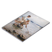 Carnet Albert Edelfelt - Garçons jouant sur le rivage (Côté gauche)