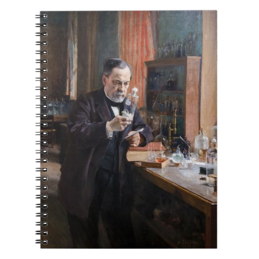 Carnet Albert Edelfeue - Portrait de Louis Pasteur (Devant)