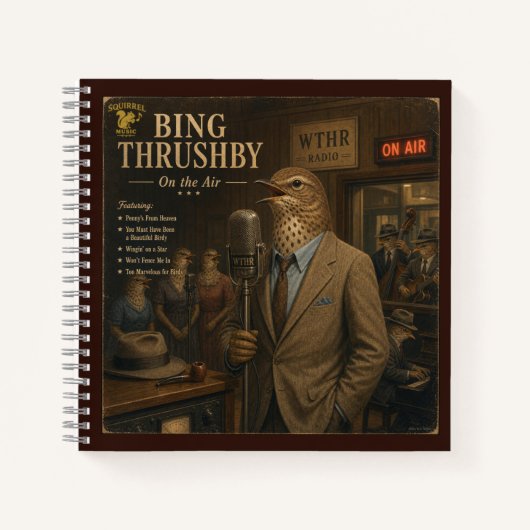 Carnet Album Bing Thrushby : une parodie (Devant)