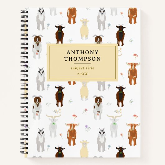 Carnet Album de souvenirs de photos d'animaux de ferme de (Devant)