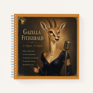 Carnet Album Gazella Fitzgerald : une parodie