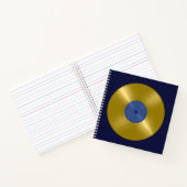 Carnet Album Gold Vinyl Record (Intérieur)