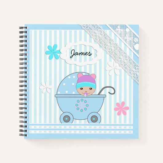 Carnet Album pour garçon, album photo pour garçon (Devant)