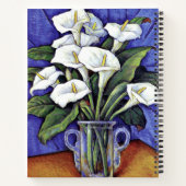 Carnet Alcatraces, peinture florale, (Dos)