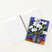 Carnet Alcatraces, peinture florale, (Intérieur)