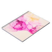 Carnet Alcool encre texture marine. L'art contemporain. (Côté gauche)