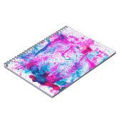 Carnet Alcool Enk Art. Peinture Abstraite. Alcool Ink ba (Côté gauche)