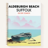 Carnet Aldeburgh Beach Suffolk Mug à café à deux tons (Devant)