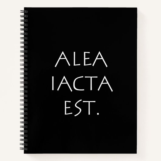 Carnet Alea Iacta Est (Devant)