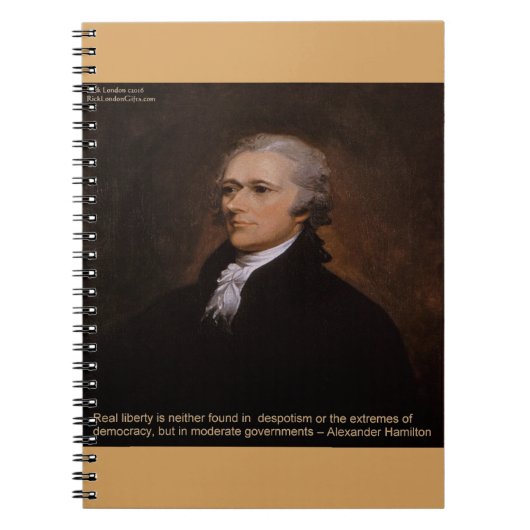 Carnet Alexander Hamilton Cadfts (Devant)