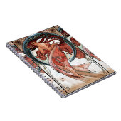 Carnet Alfons Mucha 1898 Danse (Côté Droit)