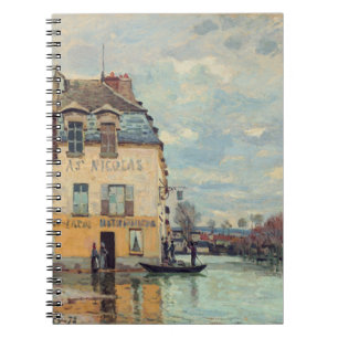 Carnet Alfred Sisley - Inondation à Port-Marly 1872