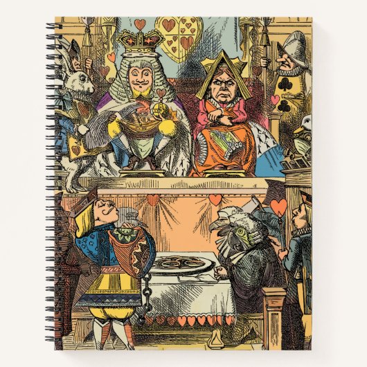 Carnet Alice à Wonderland Cheshire Cat Characters (Devant)