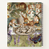 Carnet Alice au pays des merveilles (Dos)