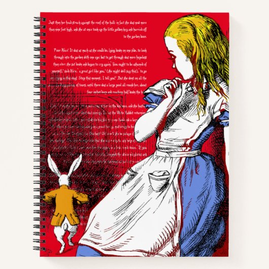 Carnet Alice au pays des merveilles (Devant)