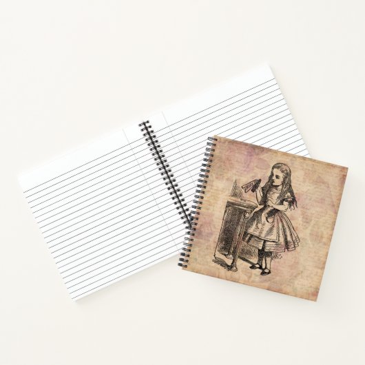 Carnet Alice au pays des merveilles Boire moi bouteille (Intérieur)