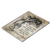 Carnet Alice au pays des merveilles ; Chat de Cheshire (Côté gauche)