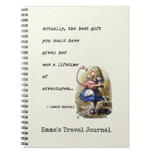 Carnet Alice Au Pays Des Merveilles Devis Aventure Flaman