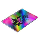 Carnet Alice au pays des merveilles. Illustration de silh (Côté gauche)