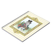 Carnet Alice au pays des merveilles Lapin blanc portant d (Côté gauche)