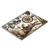 Carnet Alice au pays des merveilles Thé Art lapin blanc (Côté gauche)