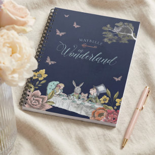 Carnet Alice au Pays des Merveilles Thème de Conte de Fée