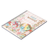 Carnet Alice Aventures dans Woderland Anniversaire Tea Pa (Côté gauche)