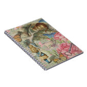 Carnet Alice Cheshire Chat Wonderland Tree Garden (Côté Droit)