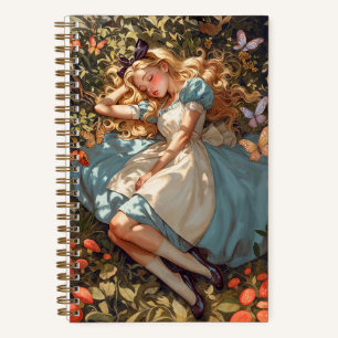 Carnet Alice classique rêve de Wonderland