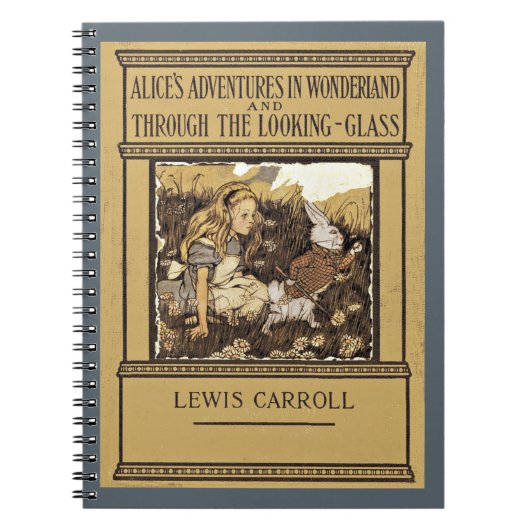 Carnet Alice de l'autre côté du miroir (Devant)