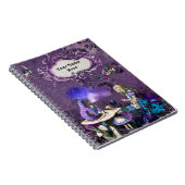 Carnet Alice foncée vintage inspirée (Côté Droit)