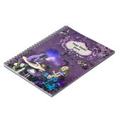 Carnet Alice foncée vintage inspirée (Côté gauche)