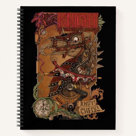 Carnet Alice In Wonderland's The Red Knight Notebook (Devant)