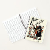 Carnet Alice Lapin Blanc Classique Wonderland (Intérieur)