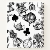 Carnet Alice Lapin Blanc Wonderland Classique (Dos)