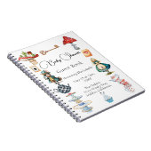 Carnet Alice Tea Party Baby shower à thème invité (Côté Droit)