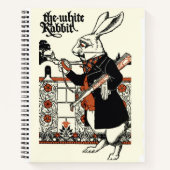 Carnet Alice White Rabbit Classic Wonderland (Devant)
