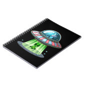 Carnet Alien enlevant une vache (Côté gauche)