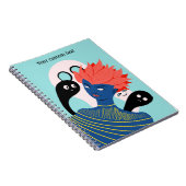 Carnet Alien fille avec des fantômes Éffrayants amis imag (Côté Droit)