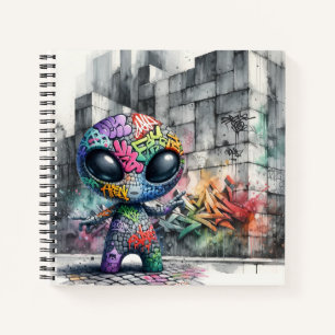 Carnet Alien Graffiti