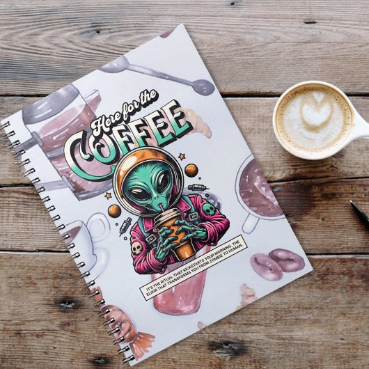 Carnet Alien ici pour le café